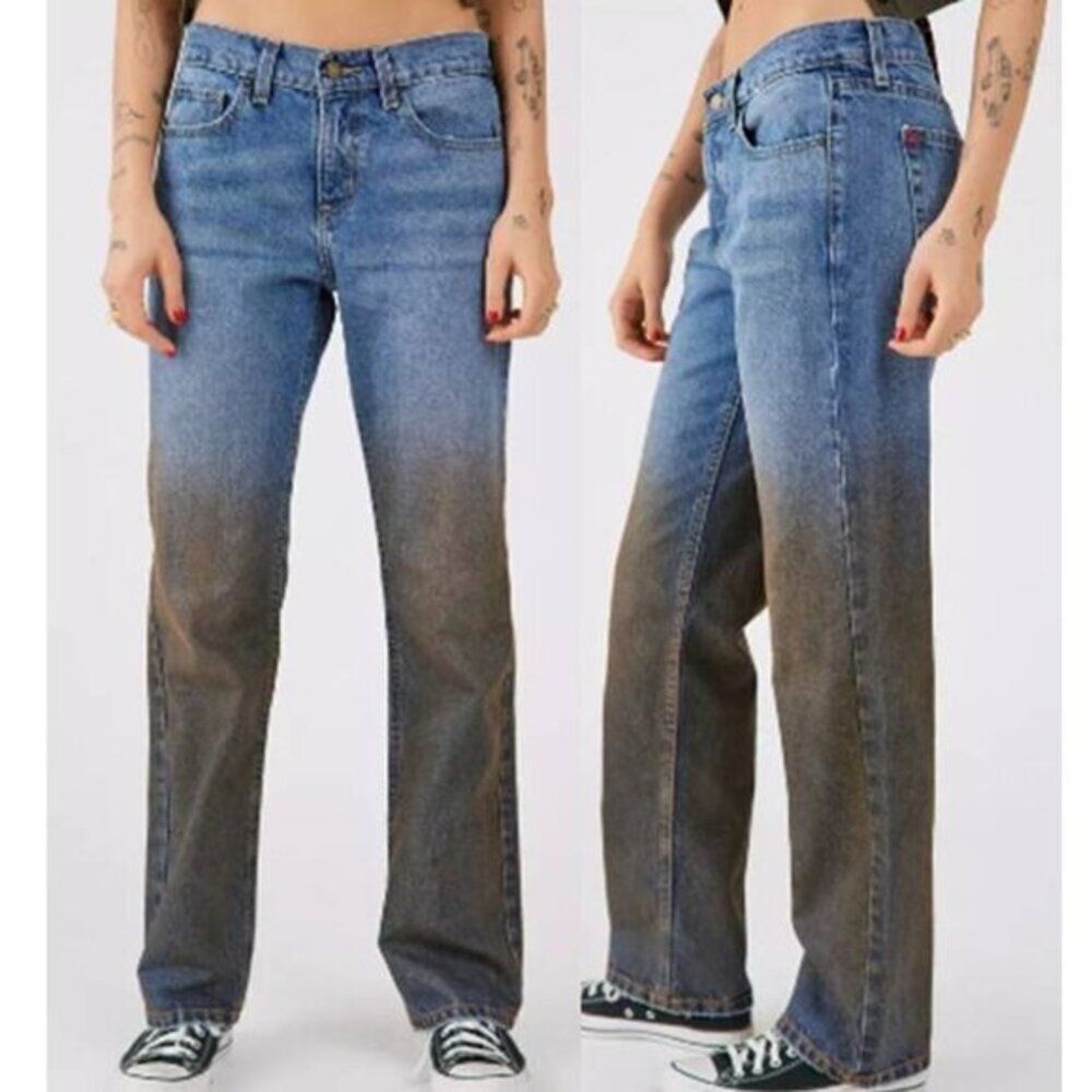 BDG Low Rise Cowgirl‎ Straight Leg Ombre Jean